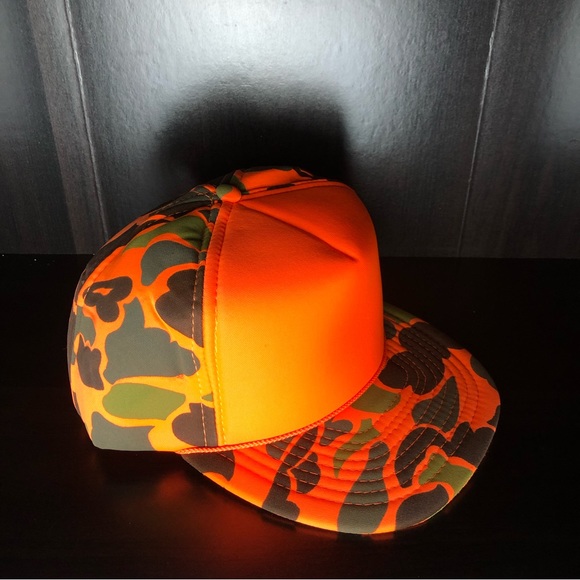 NWOT Orange Camo Hunter Safety Hat - Picture 3 of 7